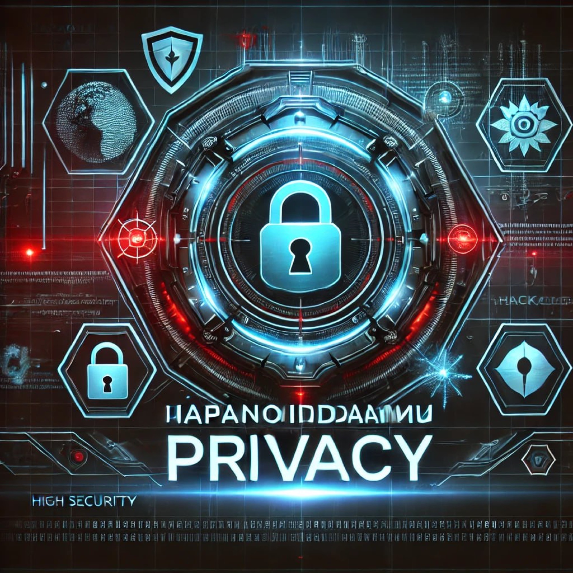 Иллюстрация: замок и надпись Privacy